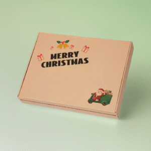 Christmas Themed Zipper Aircraft Box - Tearable Packaging for Festive Gifts