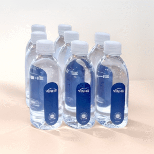 Waterproof Logo Beverage Stickers - Double-Sided Printed Labels for Mineral Water Bottles